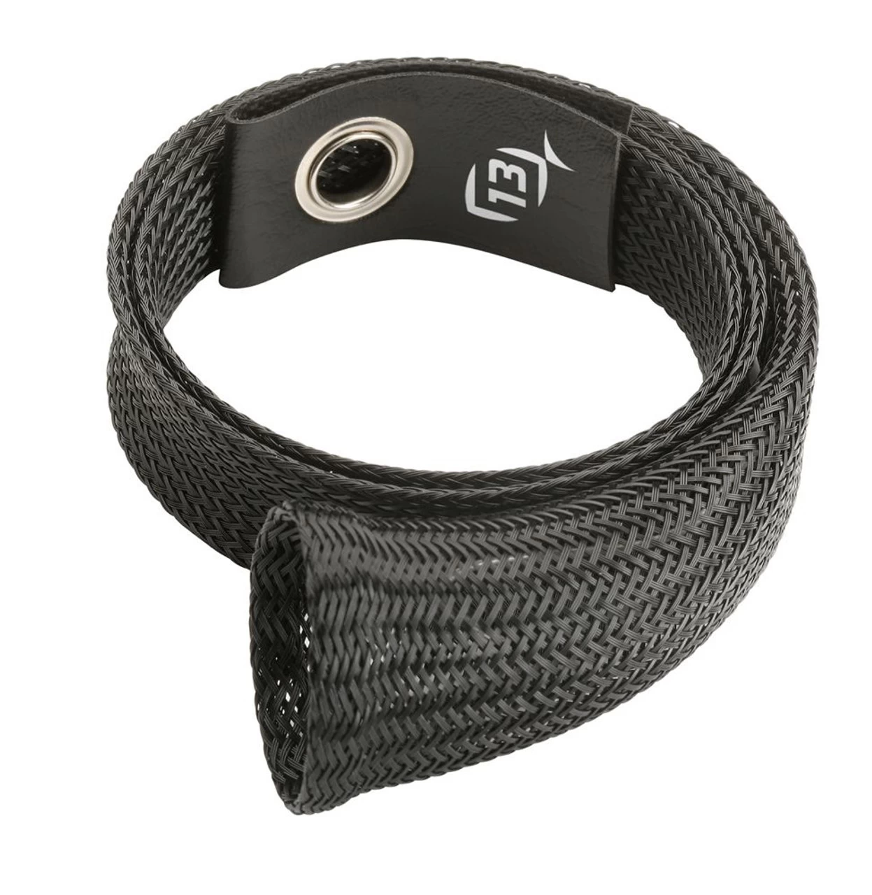 13 Fishing Ice Rod Sleeve - Black W/ Leather Tip 1 13 Fishing Ice Rod Sleeve - Black W/ Leather Tip