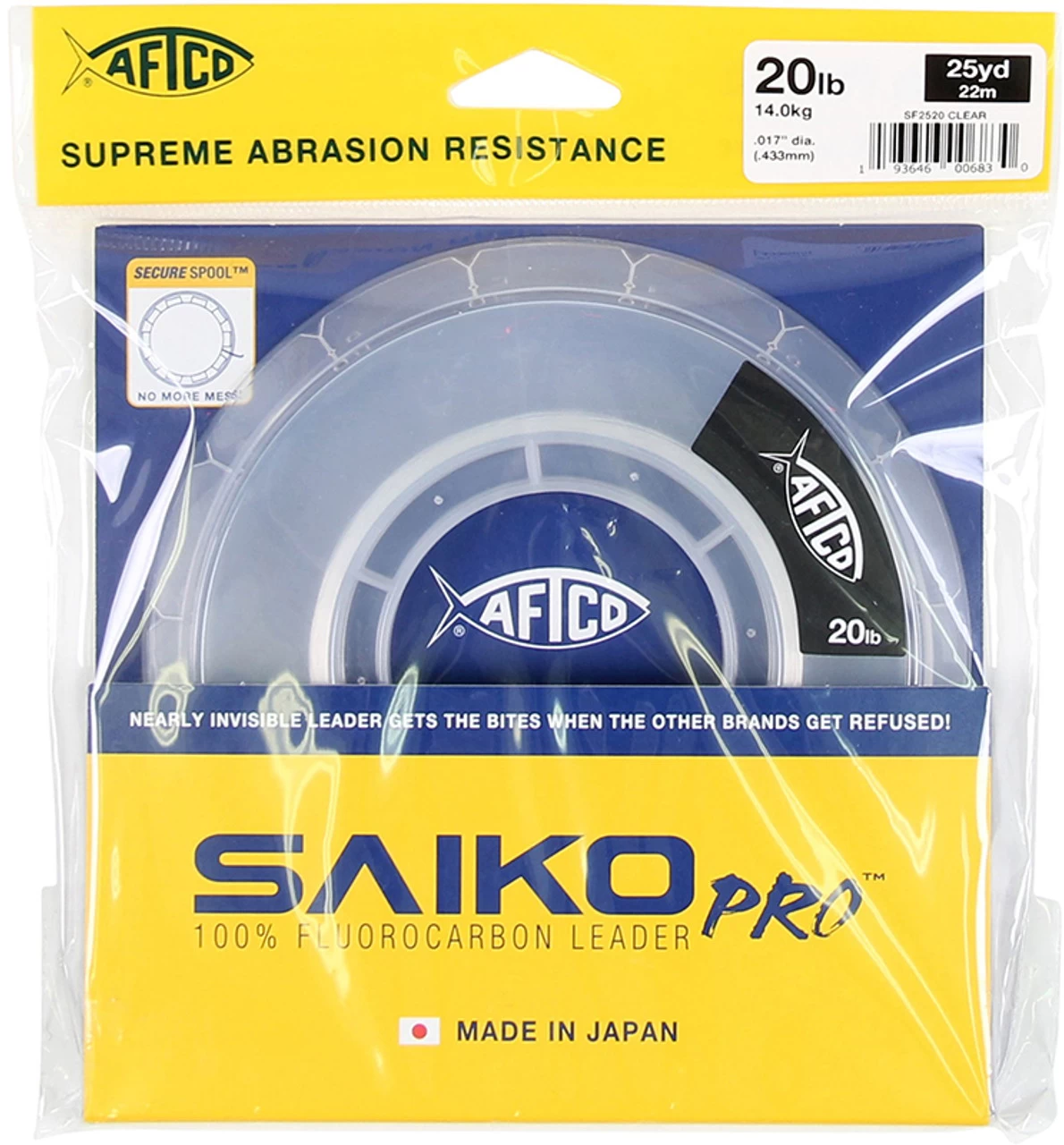 Aftco Saiko Pro Fluorocarbon Leader - Clear 1 Aftco Saiko Pro Fluorocarbon Leader - Clear
