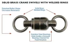 American Fishing Wire Ball-Bearing Crane Swivels -Angling Sales Store american fishing wire ball bearing crane swivels 50008.1651171720