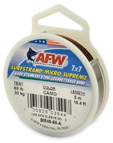 American Fishing Wire Surfstrand Micro Supreme Wire 1 American Fishing Wire Surfstrand Micro Supreme Wire
