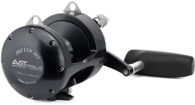 Avet EXW 30/3 RH-BK Three-Speed Reel - Black - Right-Hand 1 Avet EXW 30/3 RH-BK Three-Speed Reel - Black - Right-Hand