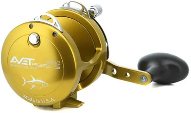 Avet HX 5/2 Two-Speed Lever Drag Casting Reels Gold 1 Avet HX 5/2 Two-Speed Lever Drag Casting Reels Gold