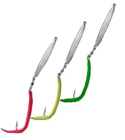 Chopper Assorted Tube Rigged Diamond Back Smooth Jig Lures