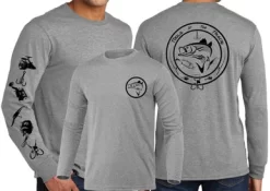 David Dunleavy DXT6102 Tools Of Trade LS Perform Tee - Hthr Grey 2XL