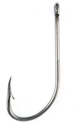 Eagle Claw 085A Plain Shank Offset Hook - A Pack - Size 4