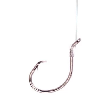 Eagle Claw Lazer Sharp 9222H Circle Sea Snelled Hook 18 1 Eagle Claw Lazer Sharp 9222H Circle Sea Snelled Hook 18