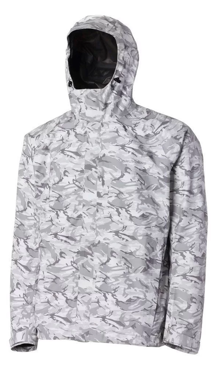 Grundens Charter Gore Tex Paclite Jacket - Glacier Camo - L 1 Grundens Charter Gore Tex Paclite Jacket - Glacier Camo - L