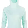 Grundens Womens Solstrale Hoodie - Blue Light