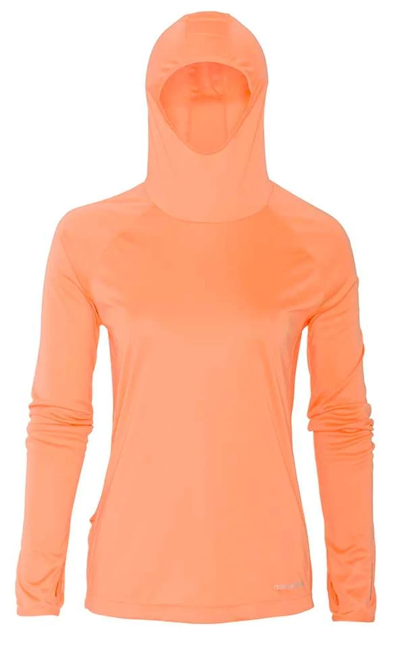 Grundens Womens Solstrale Hoodie - Coral - Large 1 Grundens Womens Solstrale Hoodie - Coral - Large