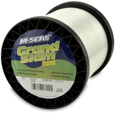Hi-Seas Grand Slam Mono 2 Lb. Spool Clear 1 Hi-Seas Grand Slam Mono 2 Lb. Spool Clear
