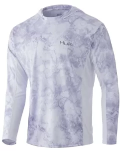 Huk Icon X Mossy Oak Fracture Hoodie - Drift - X-Large