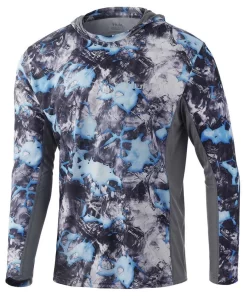 Huk Icon X Mossy Oak Fracture Hoodie - Lightning - X-Large