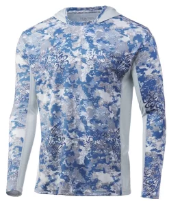 Huk Icon X Tide Change Hoodie - The Edge - 2X-Large