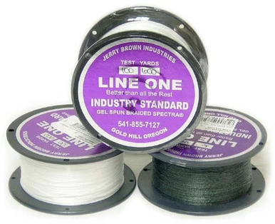 Jerry Brown Line One Non-Hollow Spectra Braided Line 300yds 65lb Blue 1 Jerry Brown Line One Non-Hollow Spectra Braided Line 300yds 65lb Blue