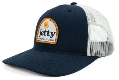 Jetty Rise Classic Trucker Hat - Navy 1 Jetty Rise Classic Trucker Hat - Navy