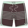 Jetty Sandbar Hybrid Boardshort - Oxblood/Black - 33