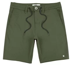 Jetty Traverse Short - Military - 32