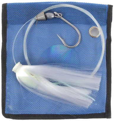 MagicTail Hoo Magic Pin Rigged Trolling Head - 6oz - Glow 1 MagicTail Hoo Magic Pin Rigged Trolling Head - 6oz - Glow