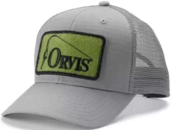 Orvis Ripstop Covert Trucker Hat - Grey/Green