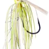 Outkast Tackle Pro Swim Jig - 1/4oz - White/Chartreuse