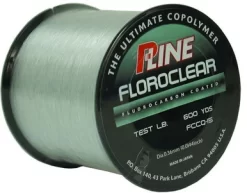 P-Line Floroclear Fluorocarbon Coated Mono Line - 15lb - 600yds