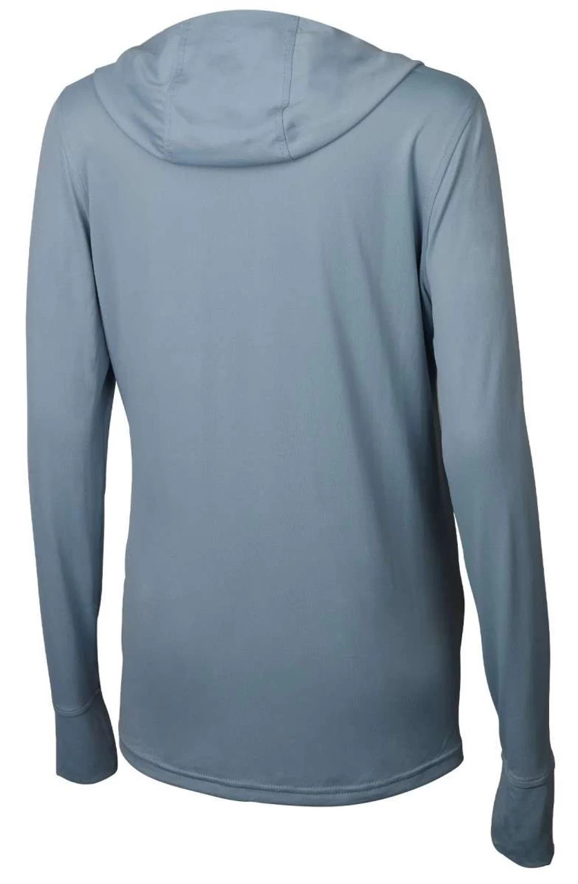 Pelagic Aquatek Womens Solid Hooded Fishing Shirt 2 Pelagic Aquatek Womens Solid Hooded Fishing Shirt - Image 2