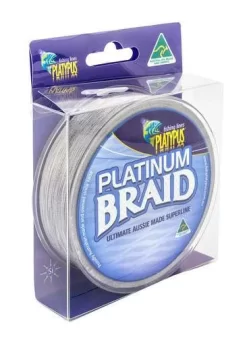 Platypus Platinum Braid Fishing Line - 50 Lb X 125 Yd - Gun Metal Grey