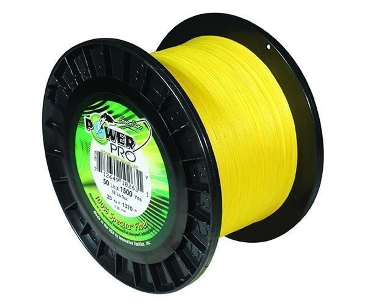 Power Pro PowerPro Braided Spectra Fiber Fishing Line Hi-Vis Yellow 1500 Yds. 2 Power Pro PowerPro Braided Spectra Fiber Fishing Line Hi-Vis Yellow 1500 Yds. - Image 2