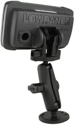 RAM MOUNTS RAM Double Ball Mount For Lowrance Hook2 Series - B Size - 1 In. -Angling Sales Store ram b 101 lo12 double ball mount 44515.1651266937