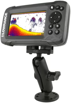 RAM MOUNTS RAM Double Ball Mount For Lowrance Hook2 Series - B Size - 1 In. -Angling Sales Store ram b 101 lo12 double ball mount 63179.1651266937