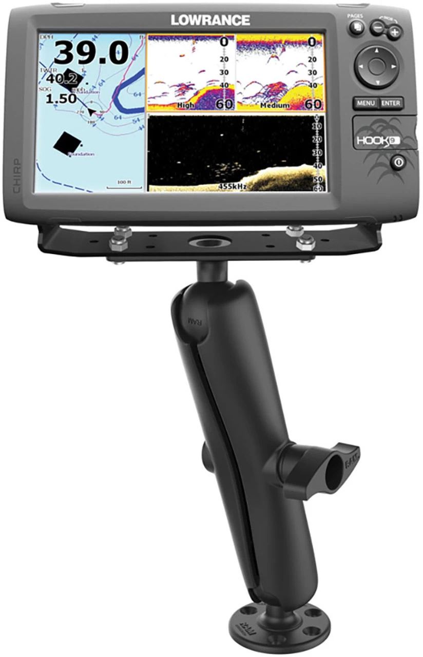 RAM MOUNTS RAM Marine Electronics Mount - D Size - 2.25 In. 2 RAM MOUNTS RAM Marine Electronics Mount - D Size - 2.25 In. - Image 2