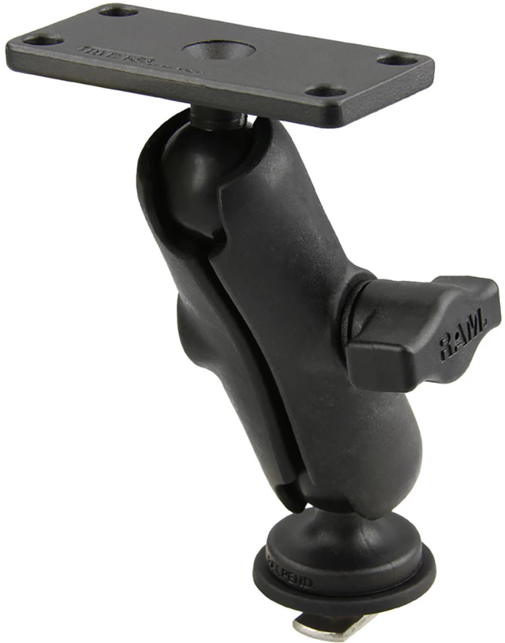 RAM MOUNTS RAM Track Ball Double Ball Mount For Humminbird Helix 5 - B - 1 In. 3 RAM MOUNTS RAM Track Ball Double Ball Mount For Humminbird Helix 5 - B - 1 In. - Image 3