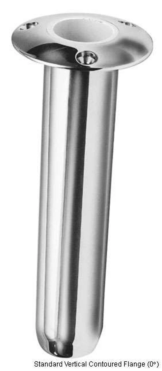 Rupp Chrome Contoured Flange Rod Holder 3 Rupp Chrome Contoured Flange Rod Holder - Image 3