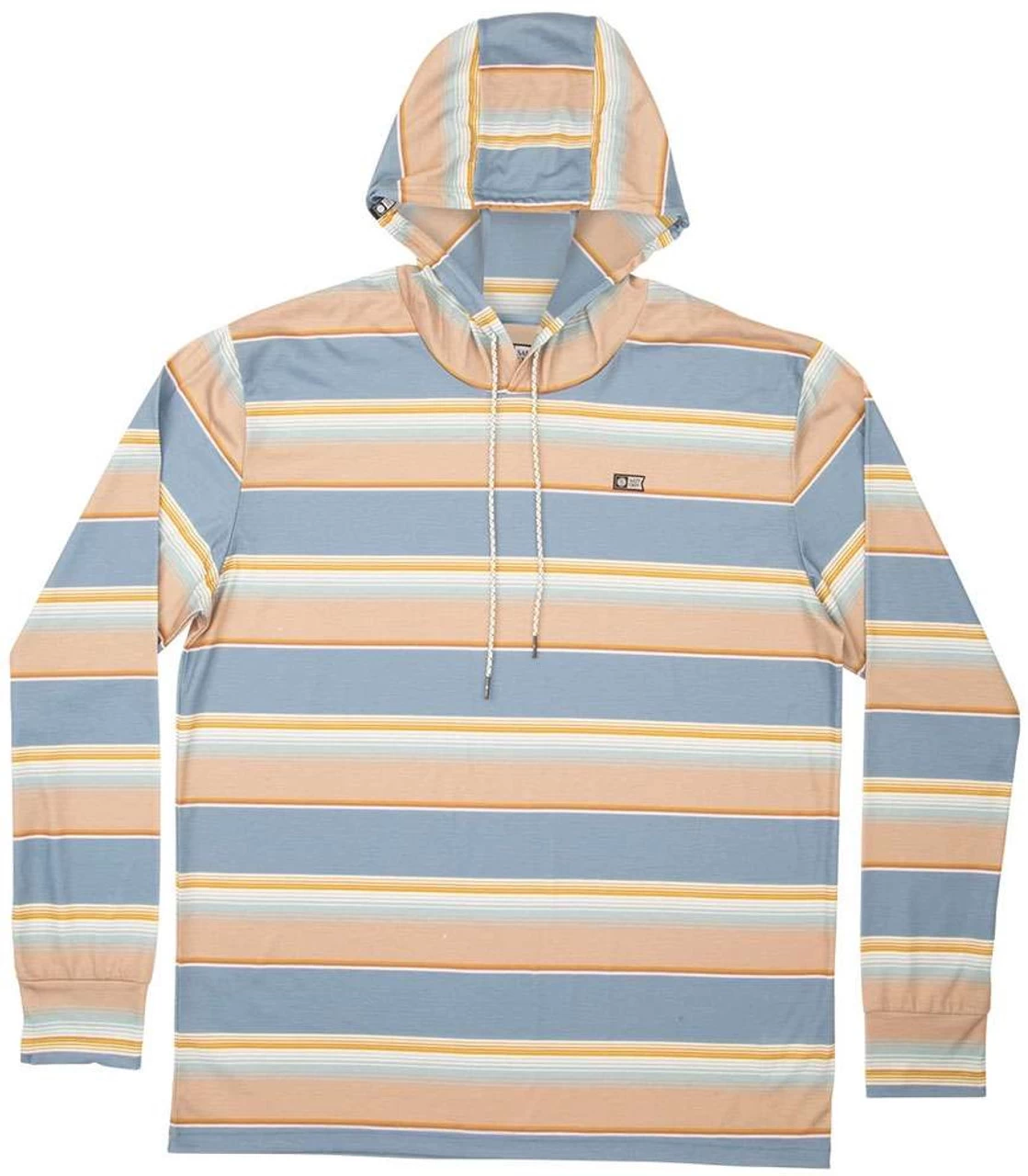 Salty Crew Horizons Long Sleeve Hood Knit T-Shirt 1 Salty Crew Horizons Long Sleeve Hood Knit T-Shirt