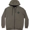 Salty Crew Shelter Sherpa Fleece - Tar - X-Large