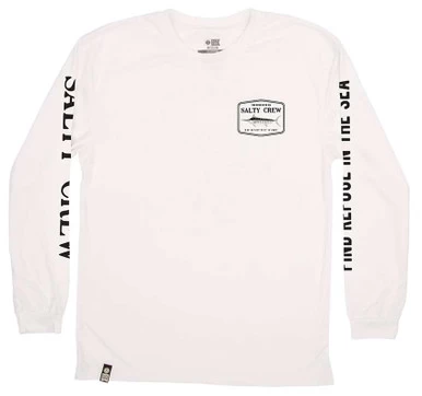 Salty Crew Stealth Long Sleeve Sunshirt - White - X-Large 1 Salty Crew Stealth Long Sleeve Sunshirt - White - X-Large