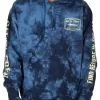 Salty Crew Stealth Tie Dye Fleece - Blue - Large