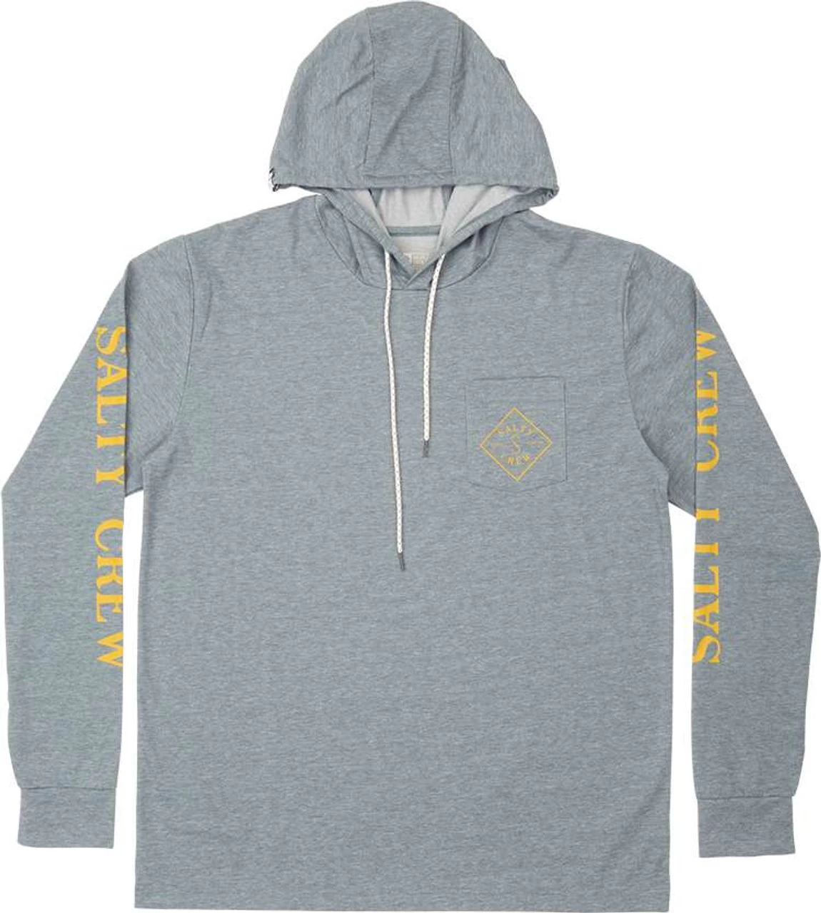 Salty Crew Tippet Pocket Hood Tech Tee - Blue - Medium 2 Salty Crew Tippet Pocket Hood Tech Tee - Blue - Medium - Image 2