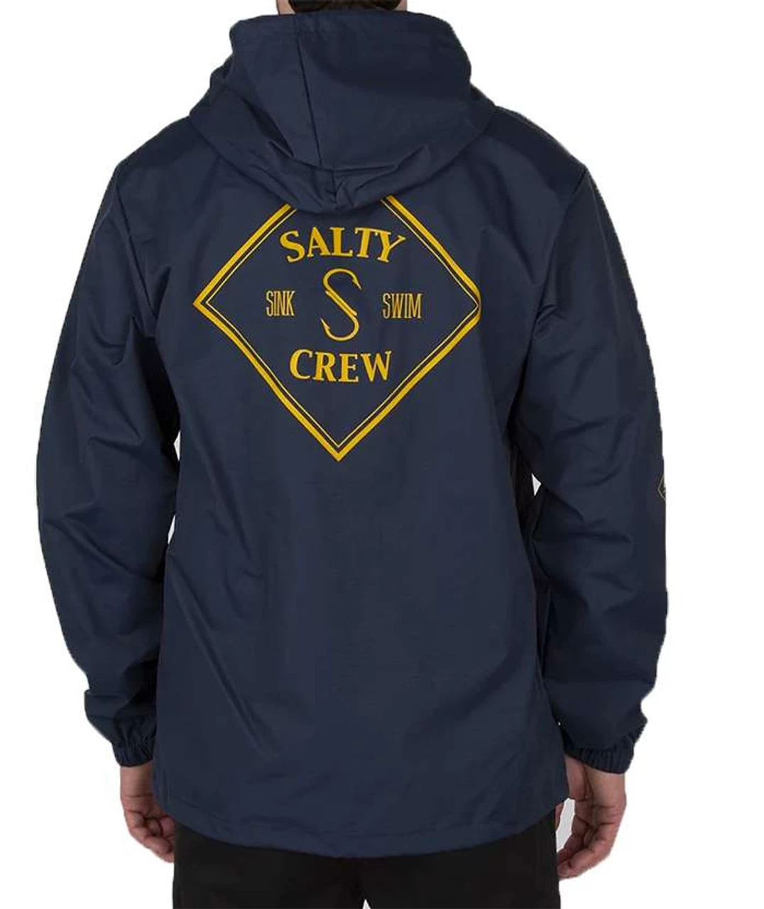 Salty Crew Tippet Snap Jacket - Navy - Large 2 Salty Crew Tippet Snap Jacket - Navy - Large - Image 2