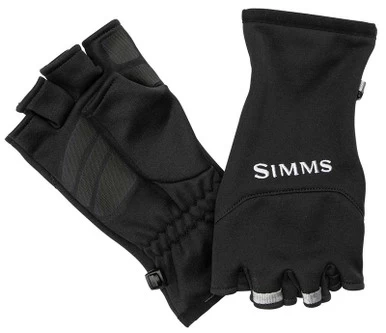 Simms Freestone Half Finger Mitt - Black 1 Simms Freestone Half Finger Mitt - Black