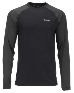 Simms Lightweight Base Layer Top - Black - X-Large