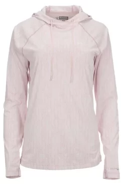 Simms Womens Bugstopper Solarflex Hoody - Lily Pad Cloud Pink