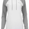 Simms Womens Solarflex Hoody - White Cinder - Small