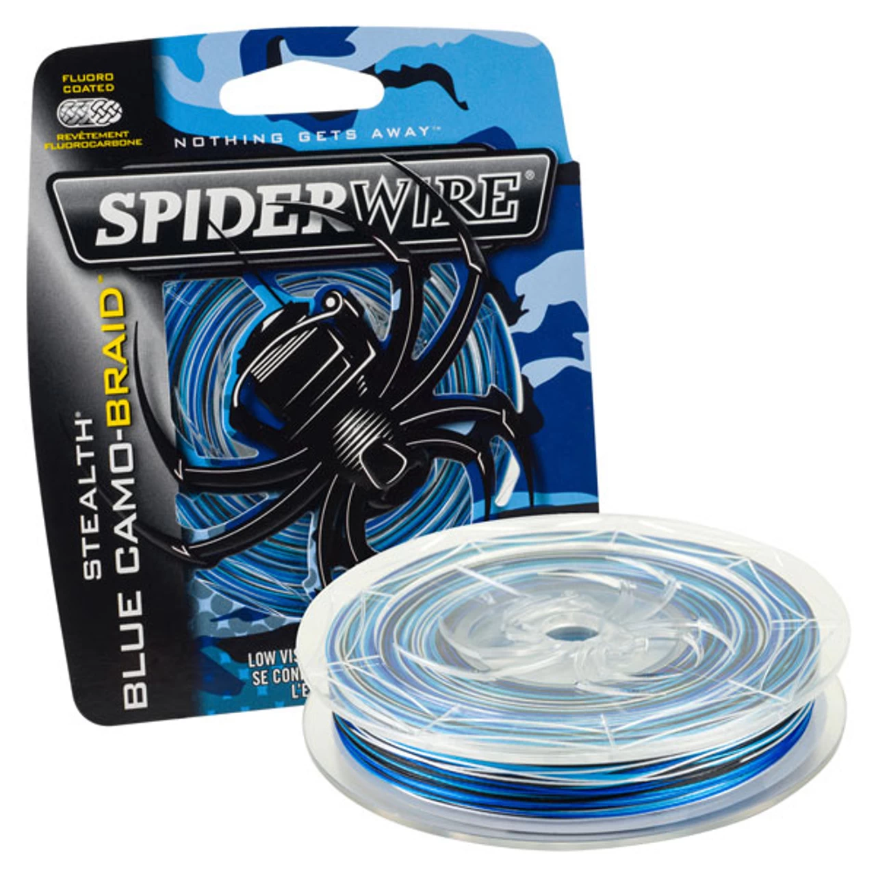 Spiderwire Stealth Blue Camo Braid 200yd Spools 1 Spiderwire Stealth Blue Camo Braid 200yd Spools