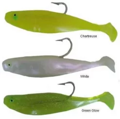 Sportfish Products SFP-RRS6-2PK Rigged Replacement Shads Chartreuse