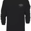 Steelfin Long Sleeve Tuna Shirt - Midnight Black - Large