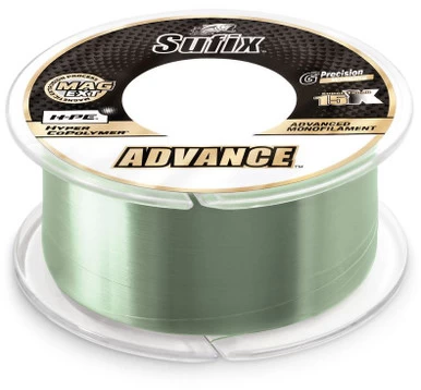 Sufix Advance Monofilament Fishing Line - Lo-Vis Green 1 Sufix Advance Monofilament Fishing Line - Lo-Vis Green