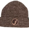 TackleDirect Cuffed Beanie With TD Logo Patch - Brown
