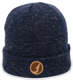 TackleDirect Cuffed Beanie With TD Logo Patch - Navy