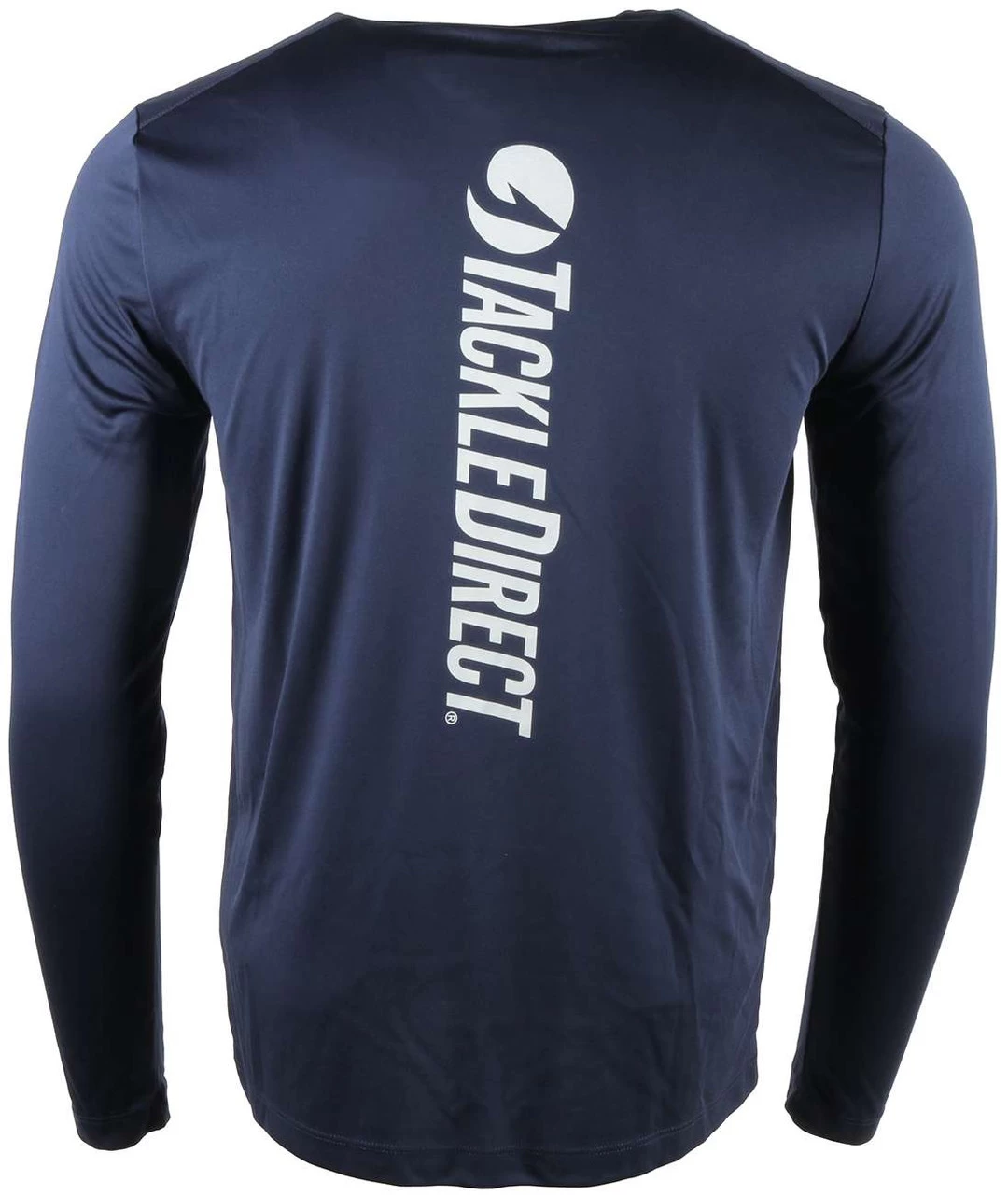 TackleDirect Hook Logo Mens Performance LS Shirt - Navy - Size Large 2 TackleDirect Hook Logo Mens Performance LS Shirt - Navy - Size Large - Image 2